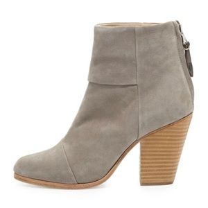 Rag&Bone Newbury Nubuck Ankle Boot Gray , size 35 , 5 US